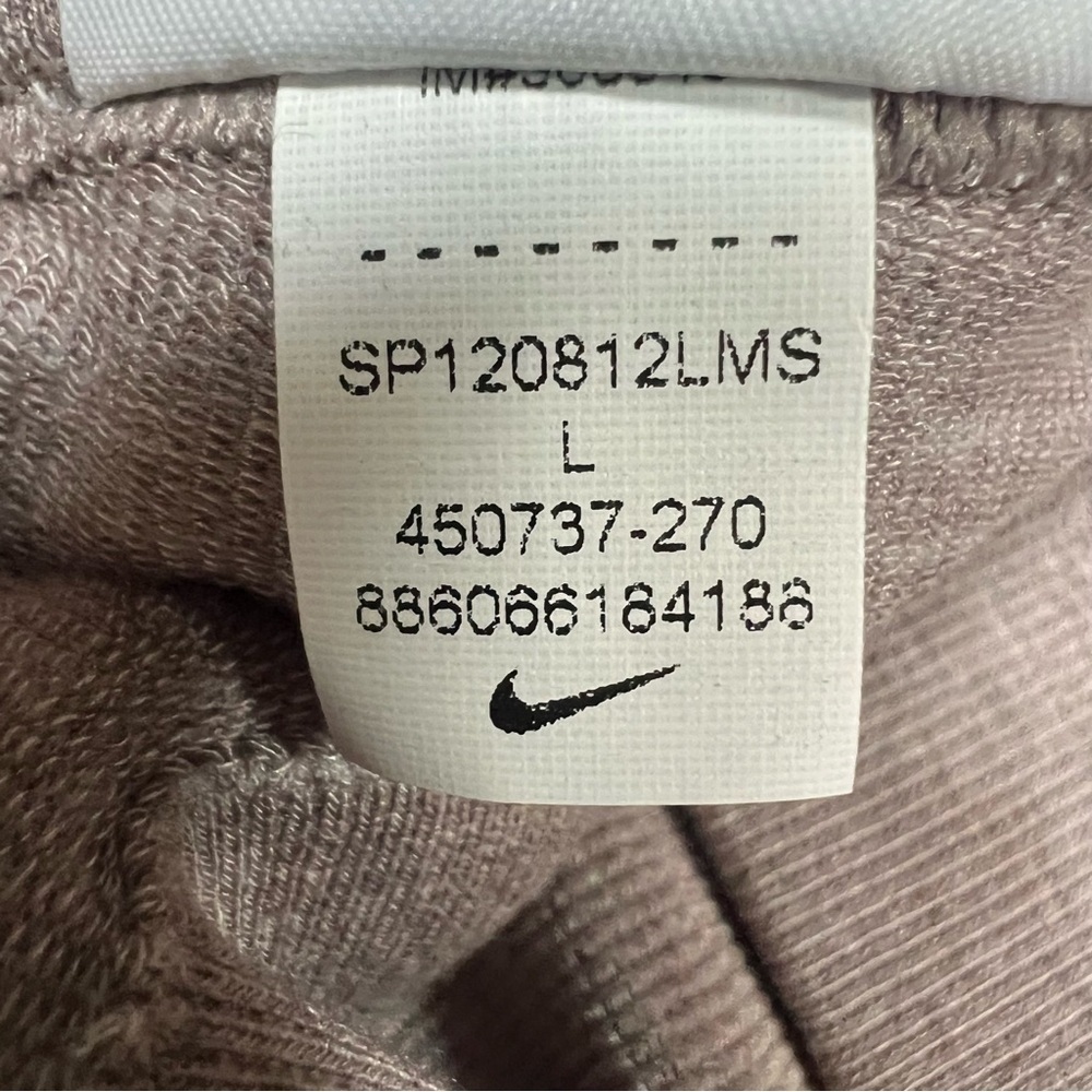 Nike Women's Racerback Sports Top Light Brown/white Inner Bra Size L - Picture 5 of 6
